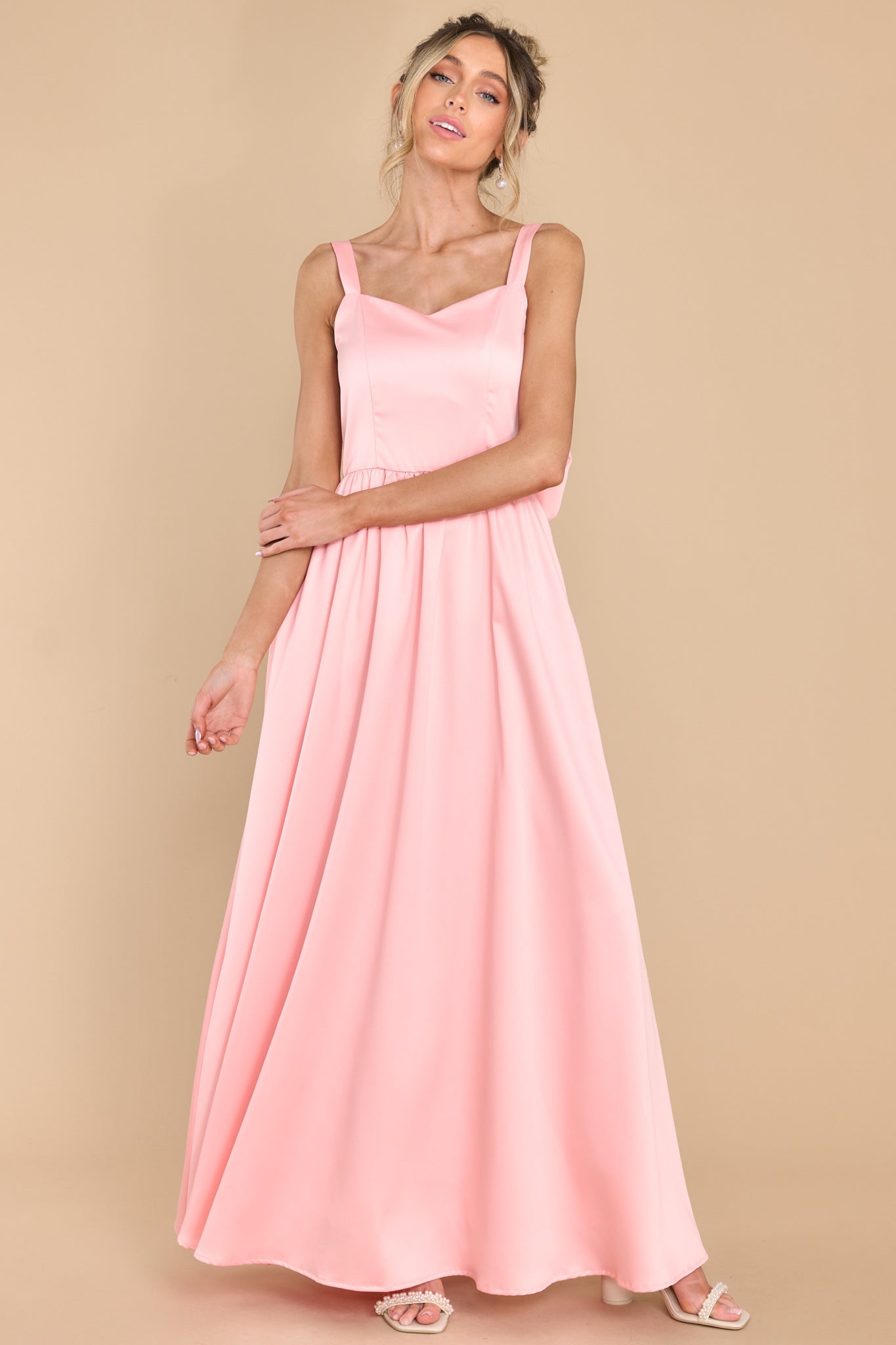 pastel pink dress